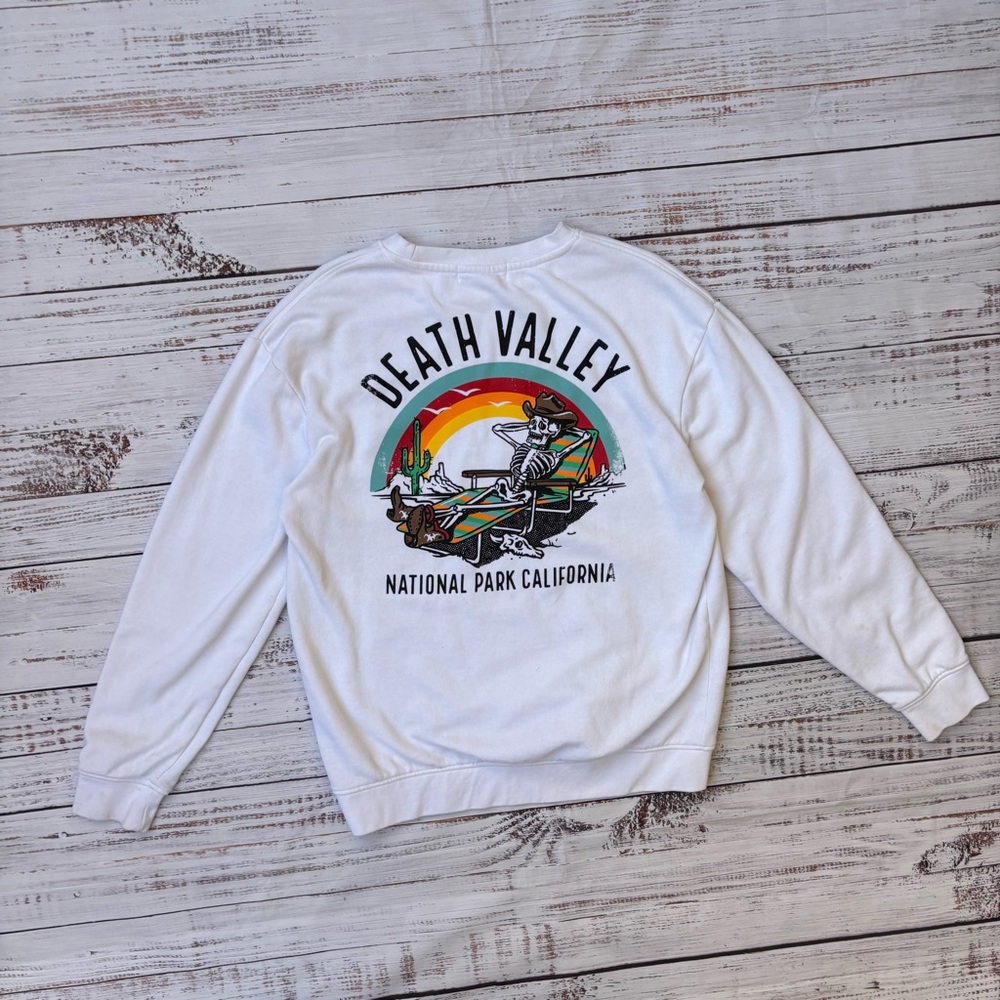 Death Valley White Sweater